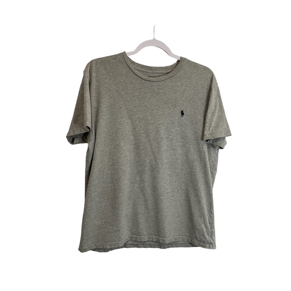 Polo Ralph Lauren Gray Pony Logo Short Sleeve Shirt Mens Size M